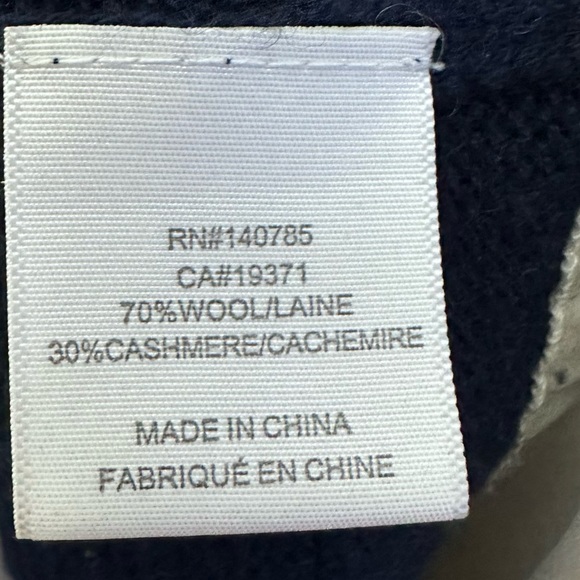 Brochu Walker V-Neck Layered Pullover Cashmere Wool Blend - Picture 5 of 7